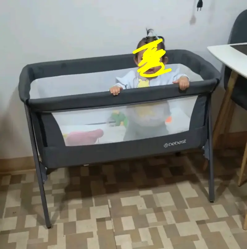 Cuna de bebé Bebesit gris