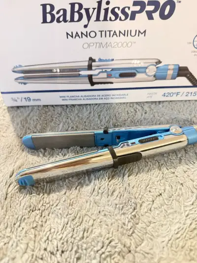 Plancha de pelo BaBylissPRO mini azul - miniatura 1