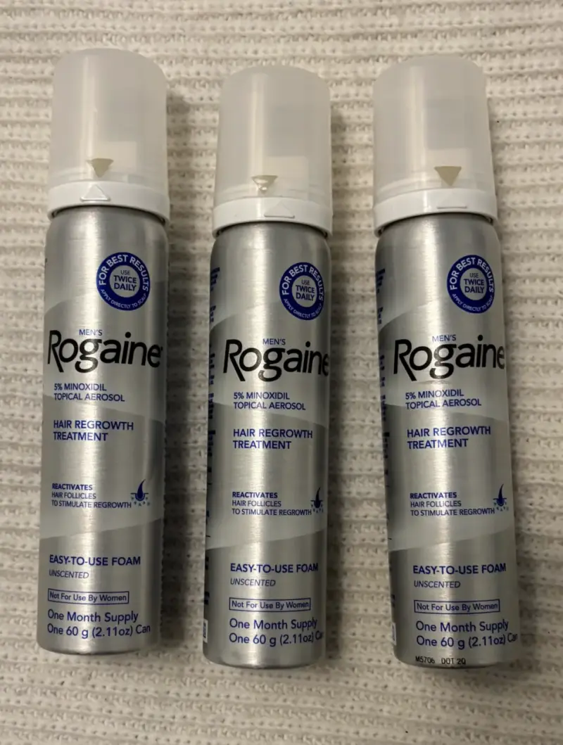 Pack 3 Rogaine Original 5% Minoxidil