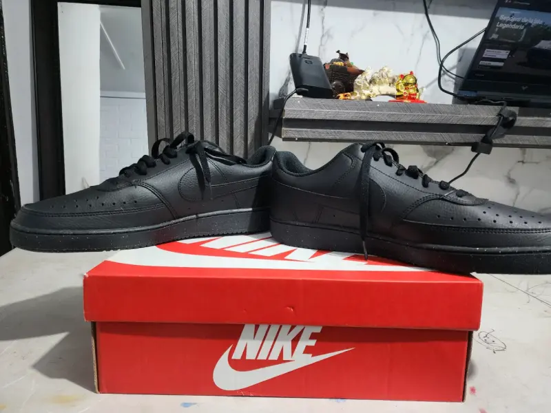 Zapatillas court vision negras Nike - 2