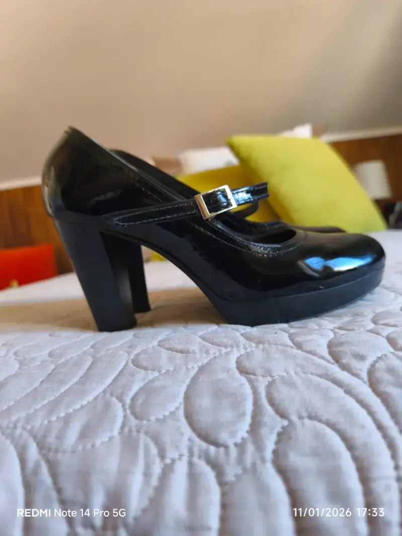Zapatos negros de charol Flexi - T39 - 2