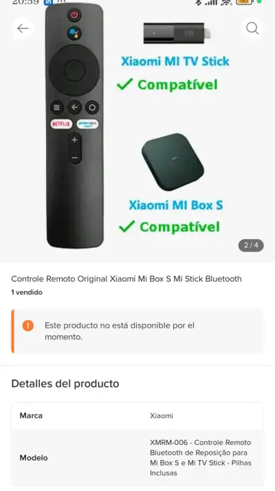 Control remoto para streaming - miniatura 2
