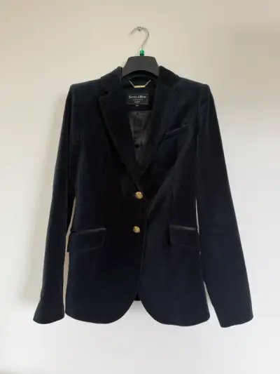 Blazer negro de terciopelo - miniatura 1