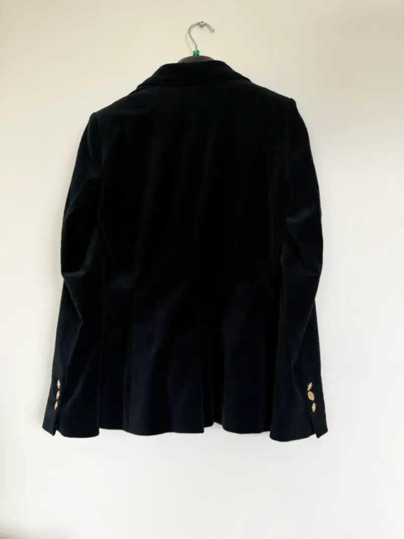 Blazer negro de terciopelo - 2