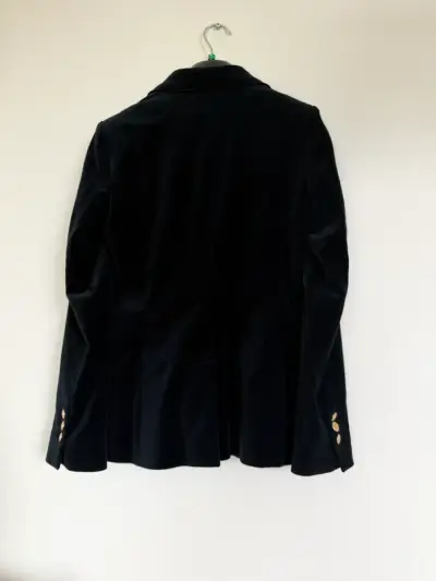 Blazer negro de terciopelo - miniatura 2