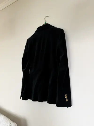 Blazer negro de terciopelo - miniatura 4