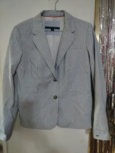 Blazer rayado blanco y negro - miniatura 1