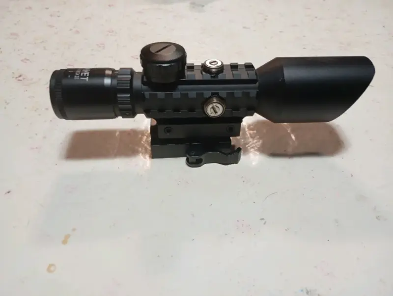Mira telescópica para rifle de airsoft