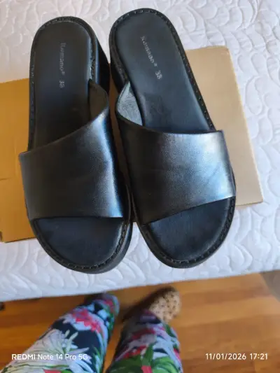 Sandalias Romano negras talla 38 - miniatura 2