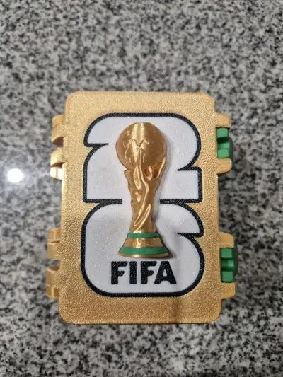 Caja porta laminas FIFA dorada - miniatura 1
