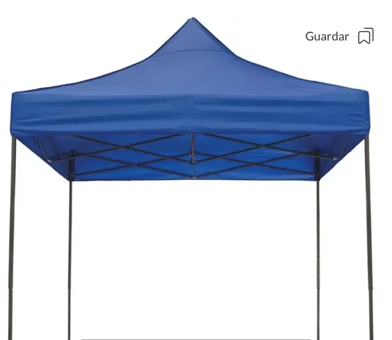 Toldo plegable azul nuevo sin uso