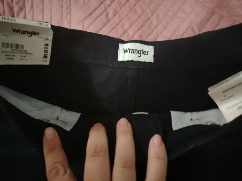 Jeans Wrangler negros talla 32 - 3