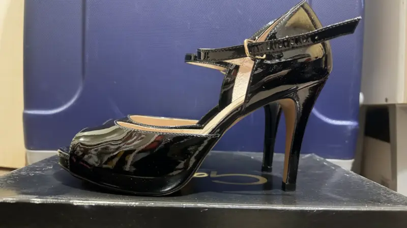 Zapatos charol negro talla 37 - 3