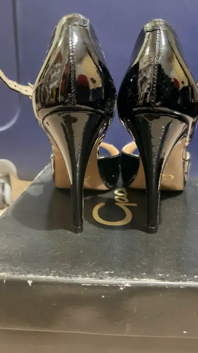Zapatos charol negro talla 37 - miniatura 4