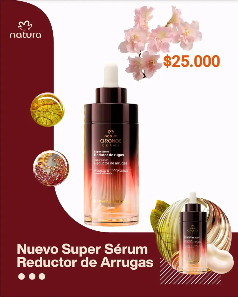 Sérum redutor de arrugas Natura