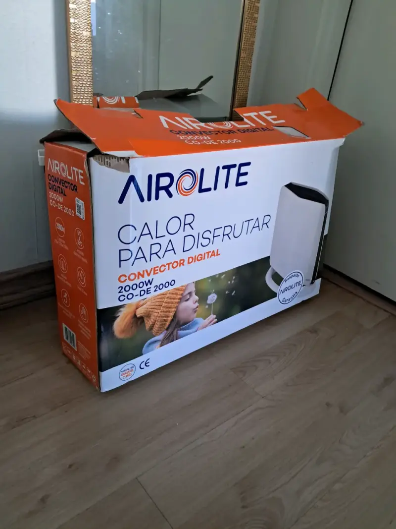 Calefactor eléctrico Airolite blanco - 4