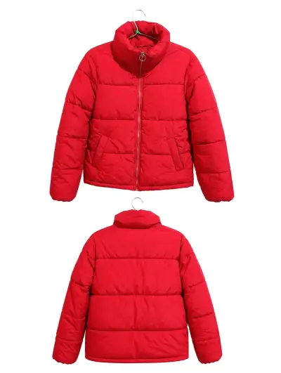 Chaqueta acolchada roja - miniatura 1