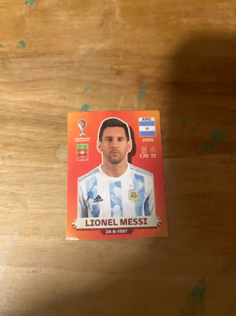 Lámina Lionel Messi 2022