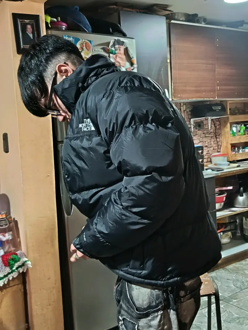 Chaqueta acolchada negra hombre - 4