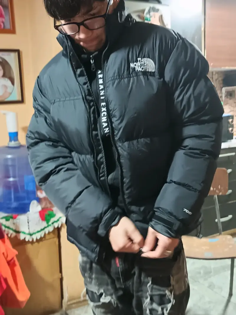 Chaqueta acolchada negra hombre - 5