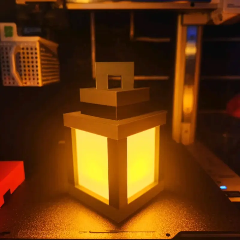 LAMPARA ESTILO MINECRAFT - 4