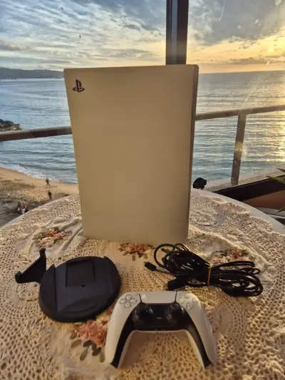 Consola PlayStation 5  v disco+cntr+garantia+stand - miniatura 1
