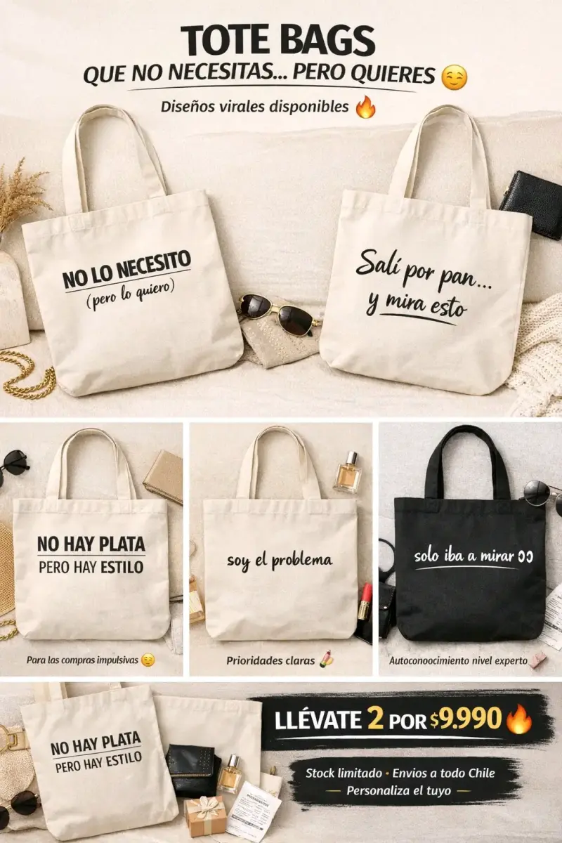 Tote bag con frases motivadoras - 3