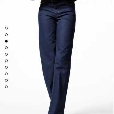Jeans anchos azul oscuro - miniatura 5