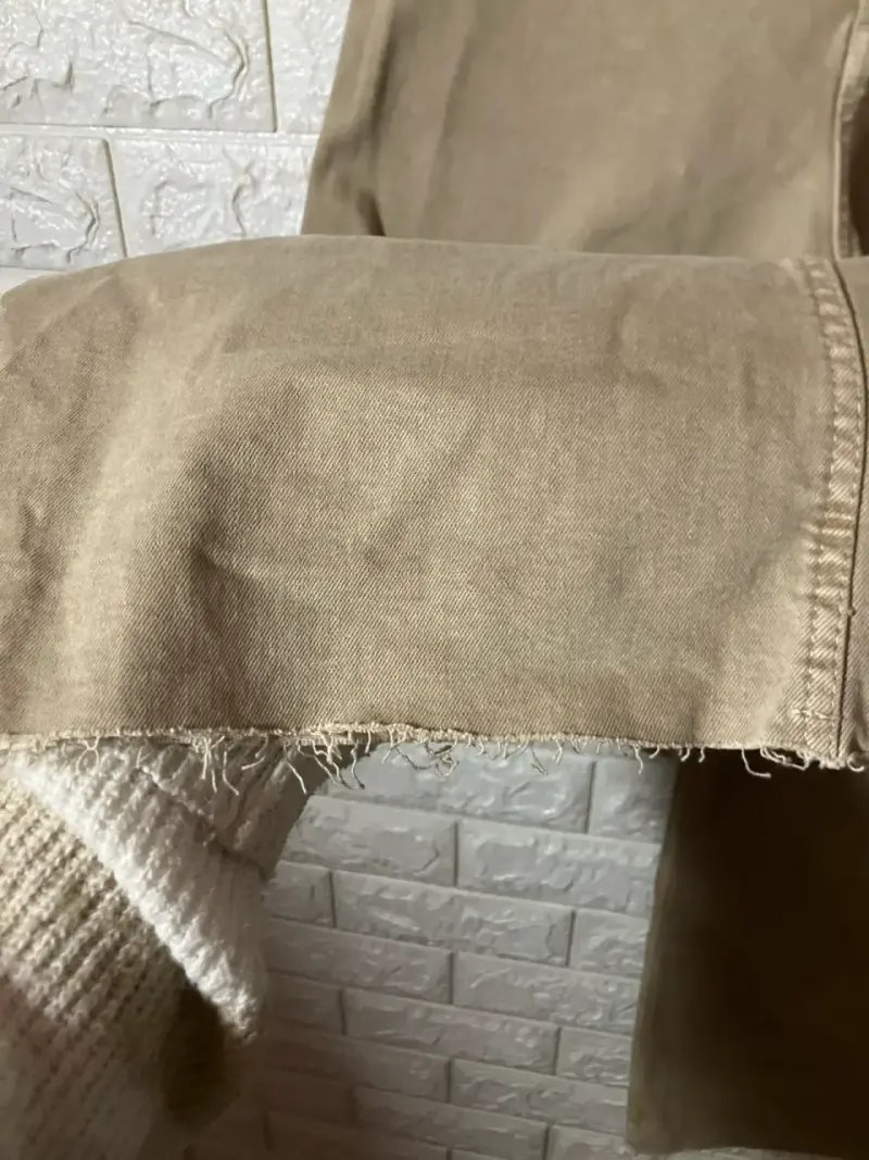 Pantalones zara beige anchos talla 40 - 4