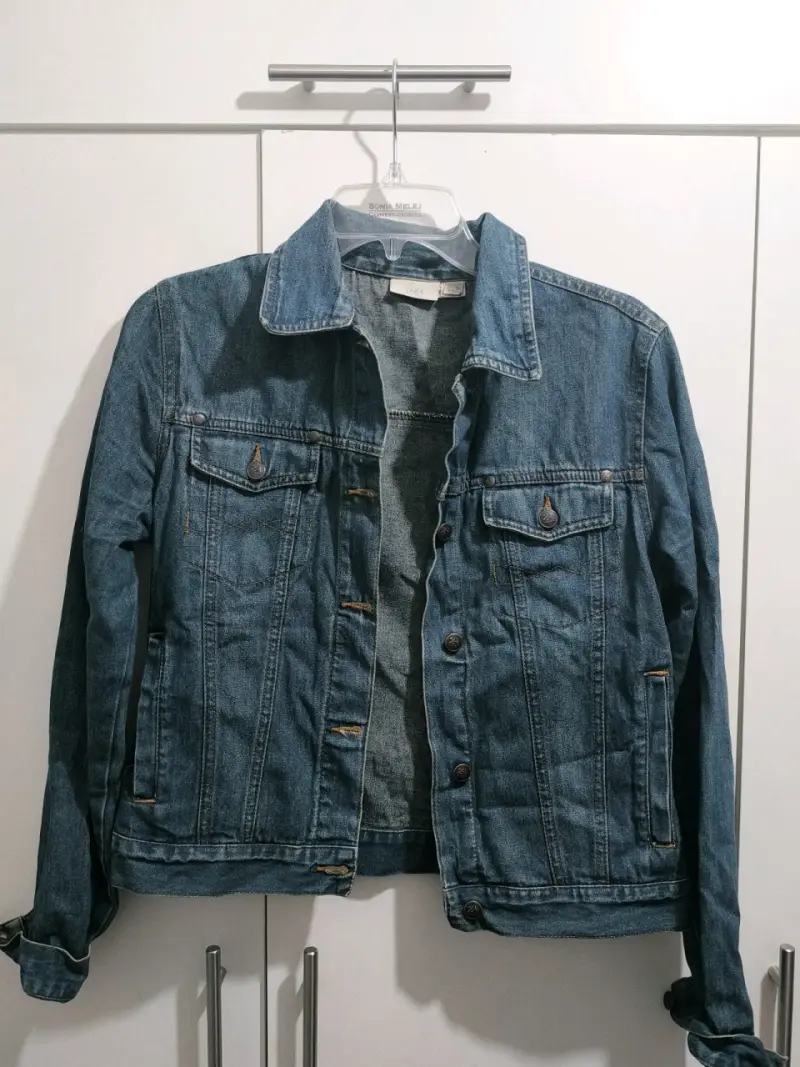 Chaqueta de mezclilla azul - 1