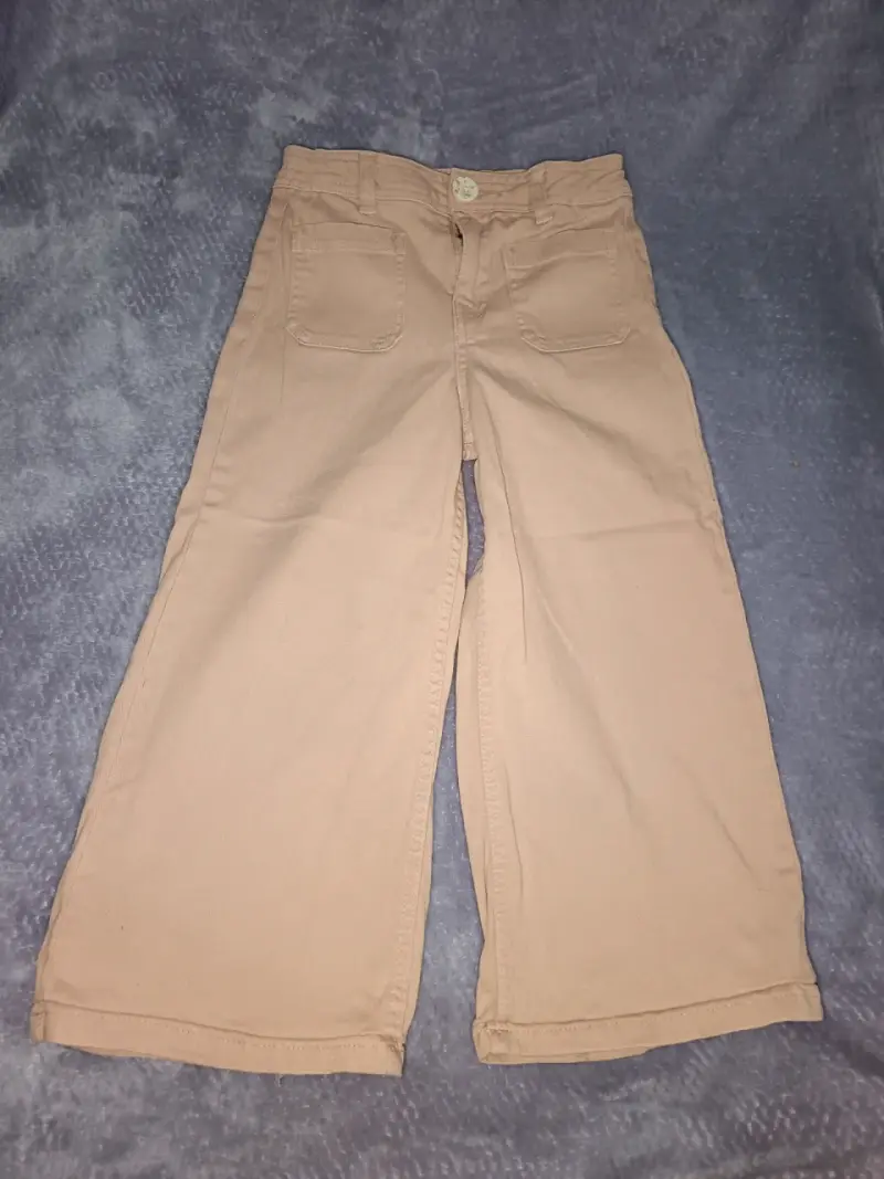 Polerón beige y jeans 2x7mil talla 8 - 2