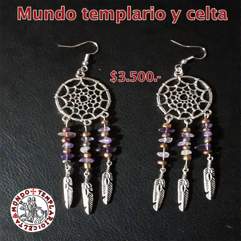 Aros atrapasueños con piedras