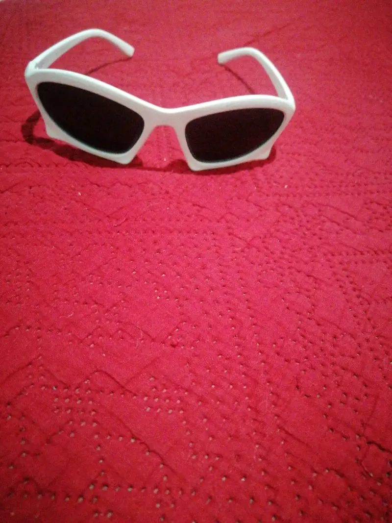Lentes de sol blancos unixex - 1