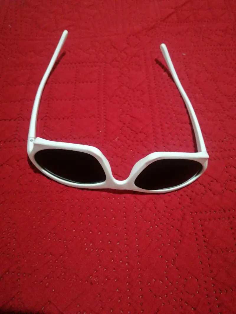 Lentes de sol blancos unixex - 2