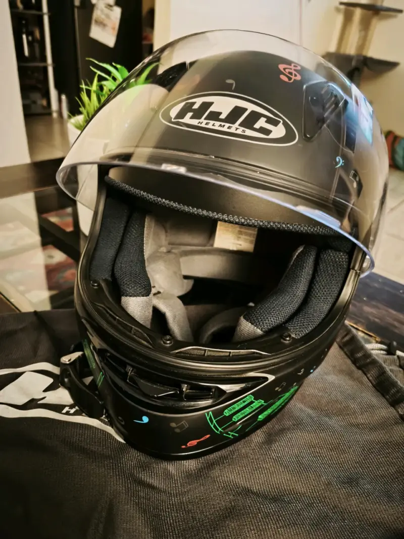 Casco moto HJC para niño. - 6