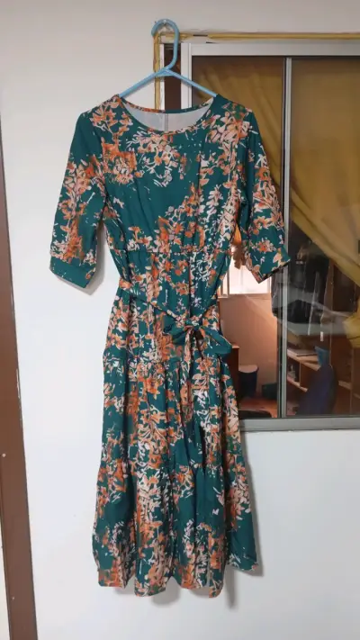 Vestido largo animal print - miniatura 2