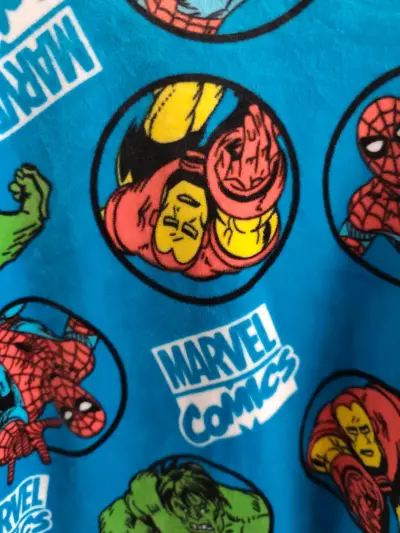 Pijama Marvel Comics azul - miniatura 2