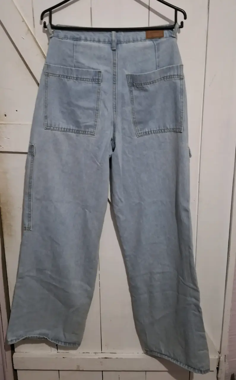 Jeans cargo celeste - 2