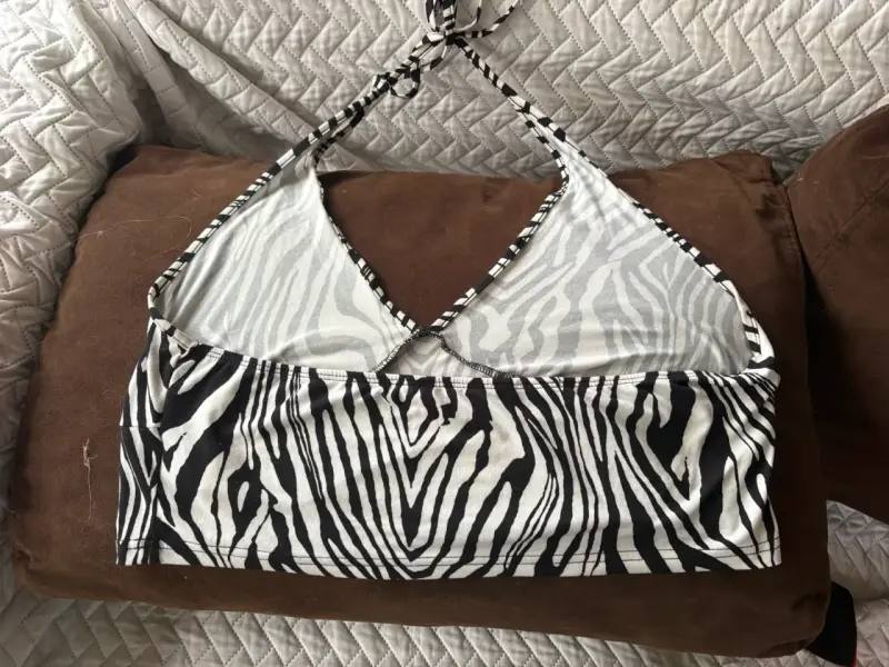 Top con estampado de cebra - 2