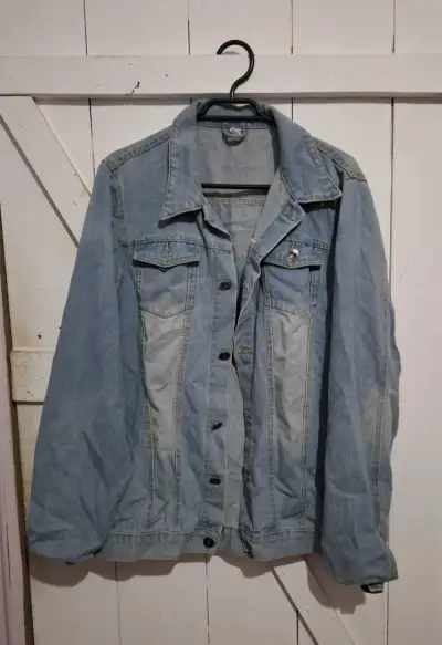 Chaqueta de mezclilla azul - miniatura 1