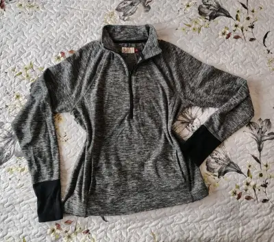 Polerón gris con cierre - miniatura 1