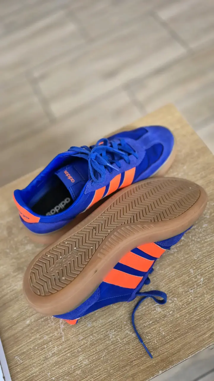 Zapatillas deportivas azul y naranja - 3