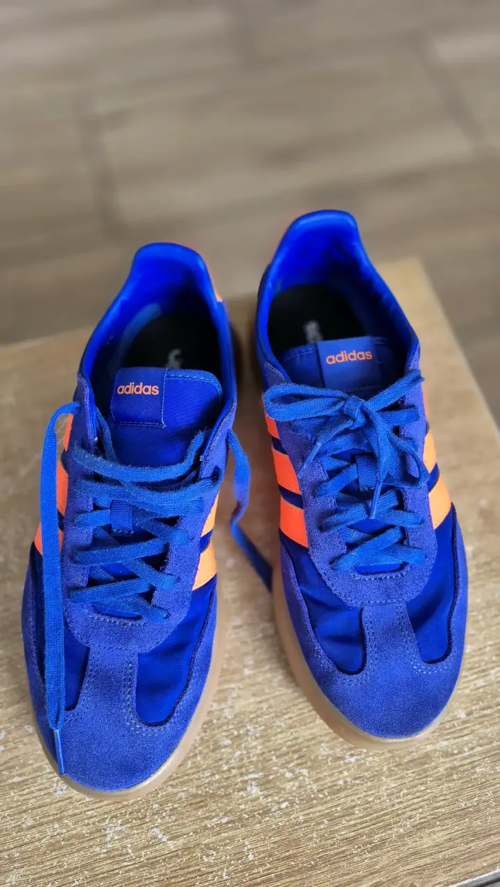 Zapatillas deportivas azul y naranja - 5