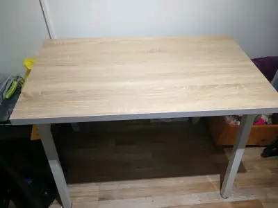 Mesa escritorio madera clara - miniatura 1