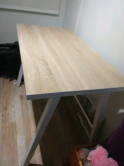Mesa escritorio madera clara - miniatura 2