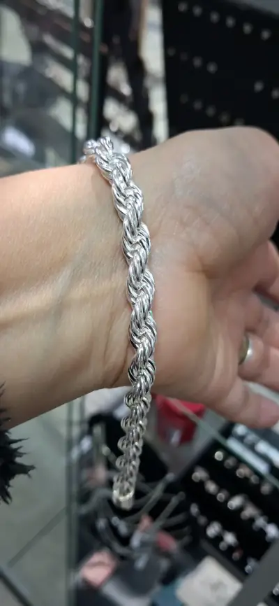 Pulsera de eslabones de plata 925 - miniatura 2