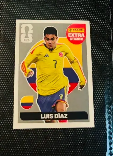 Sticker Panini Luis Díaz Colombia