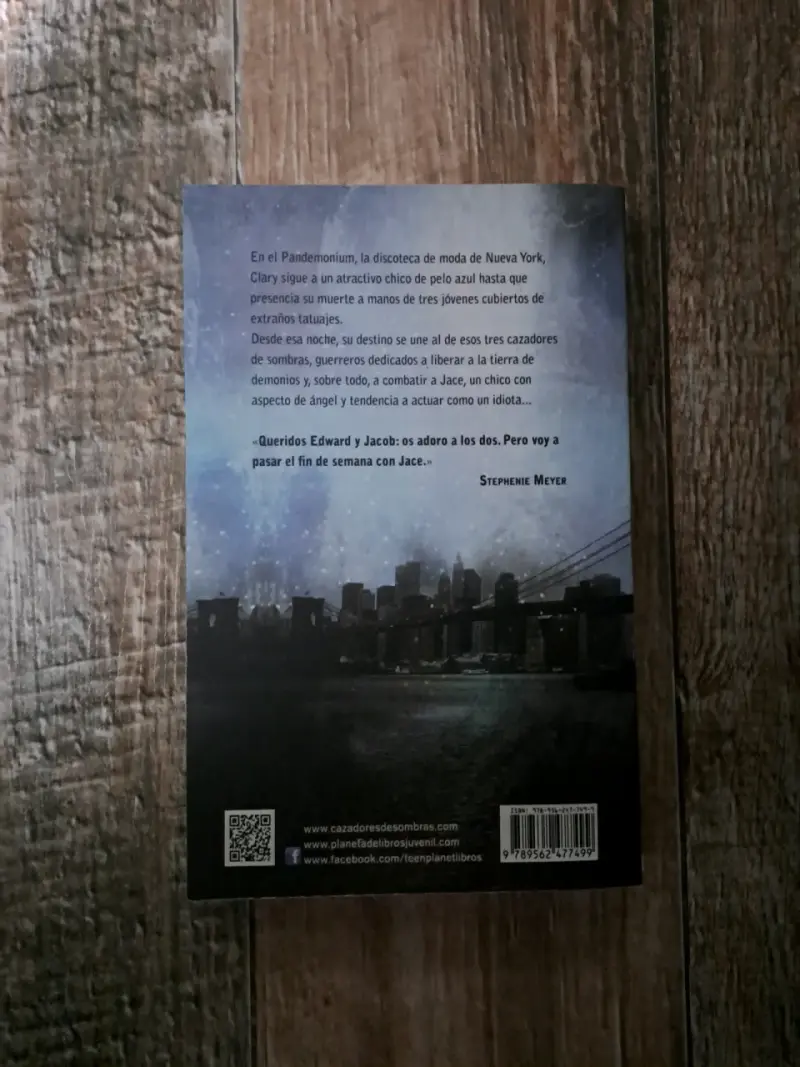 Libro Cazadores de Sombras - 2