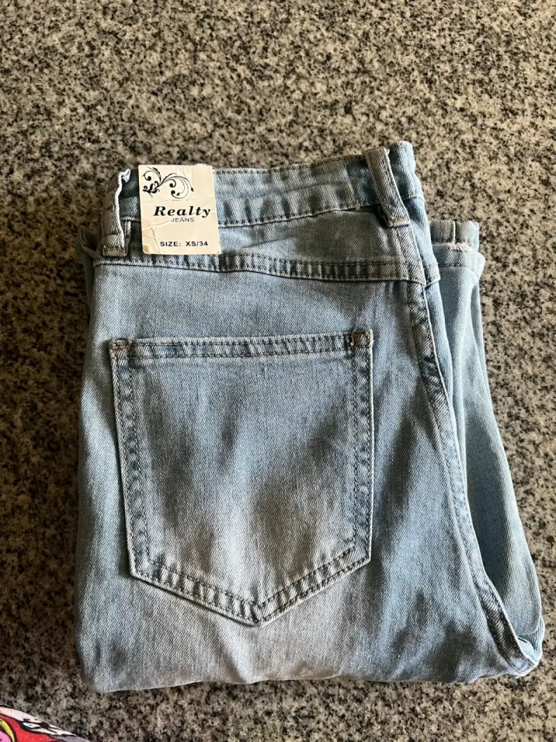 Jeans acampanados colombiano talla 34 xs - 3