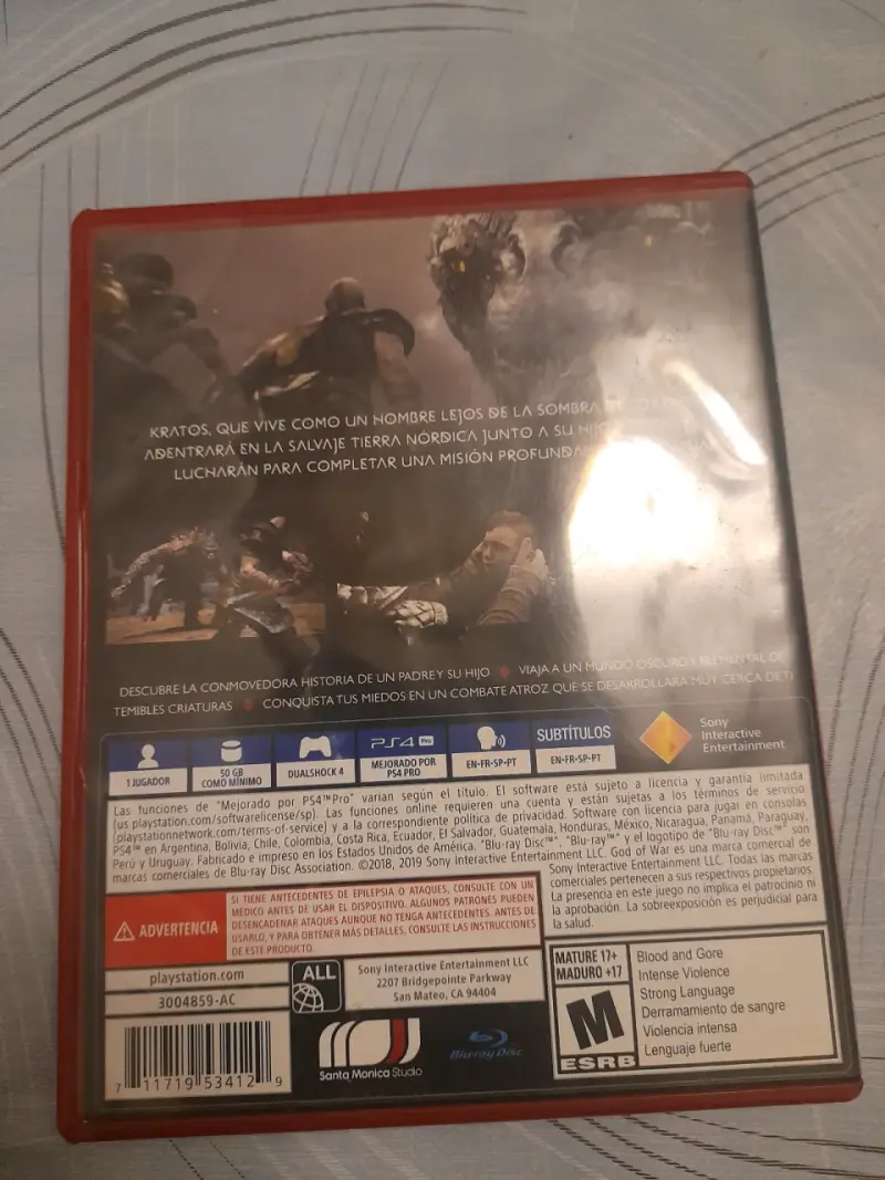 God of war ps4 fisico original - 2